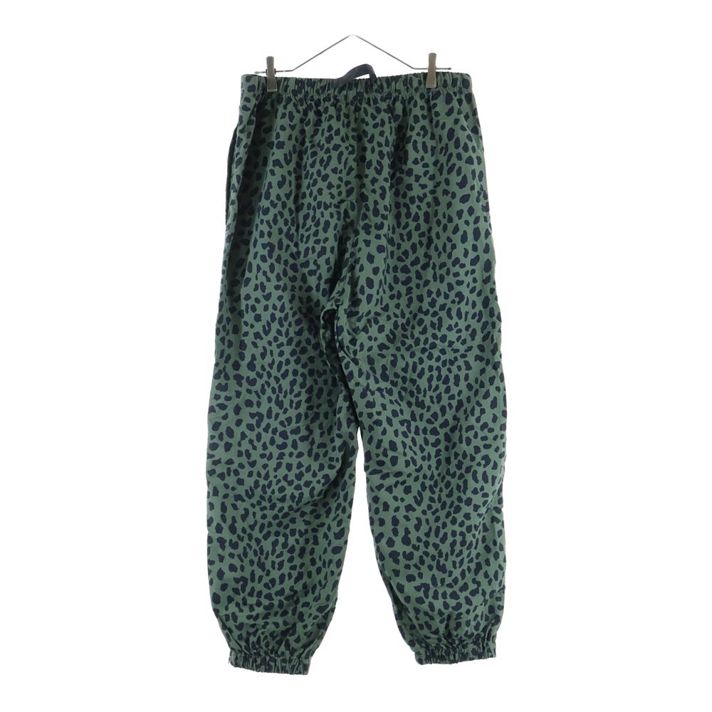 WACKO MARIA(ワコマリア) 23SS ×GRAMICCI グラミチ レオパード ロゴ刺繍 ナイロン トラックパンツ カーキ GMP3-S3024