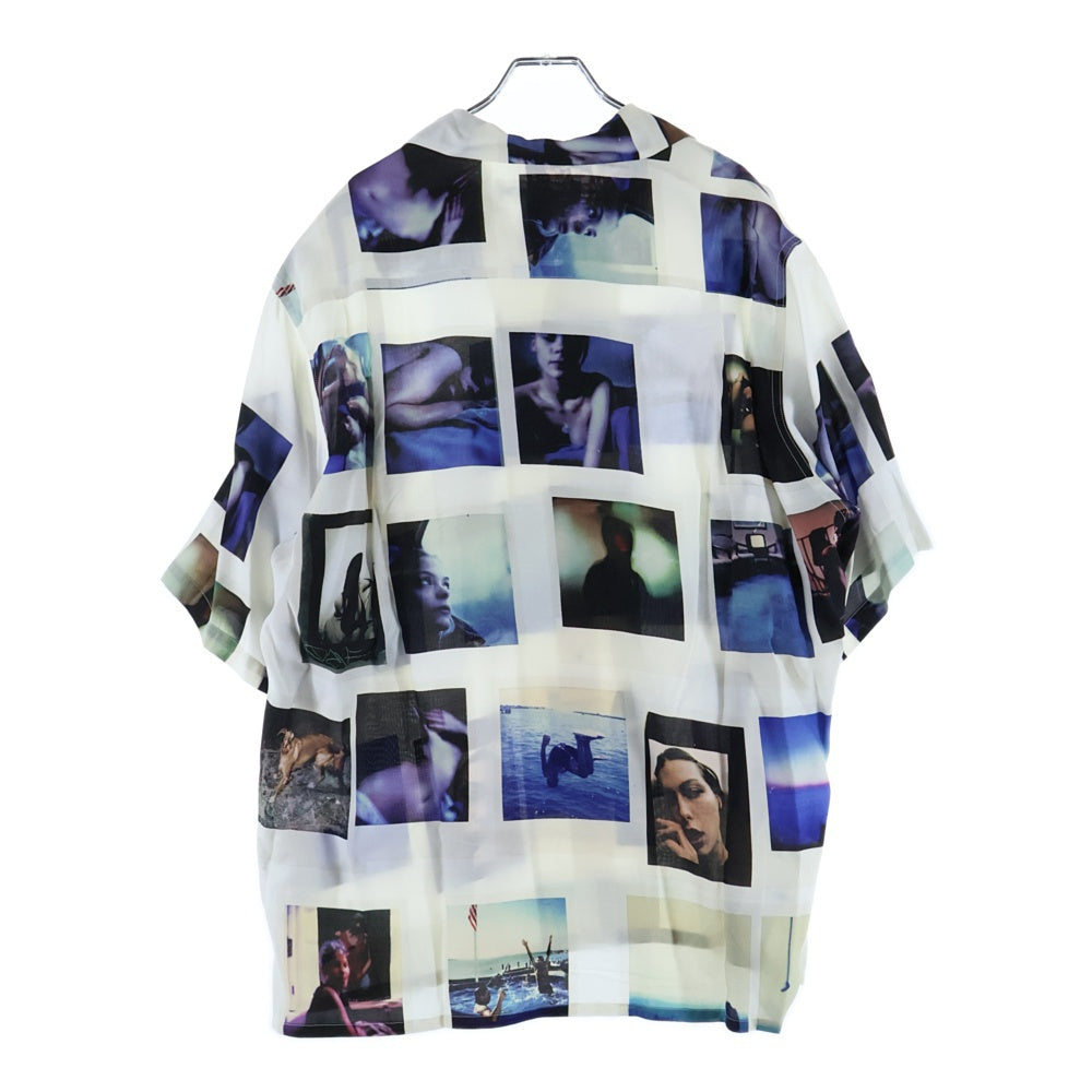 WACKO MARIA(ワコマリア) 23AW DAVIDE SORRENTI S/S HAWAIIAN SHIRT ダビデ ソレンティ レーヨン 開襟シャツ 半袖シャツ ホワイト