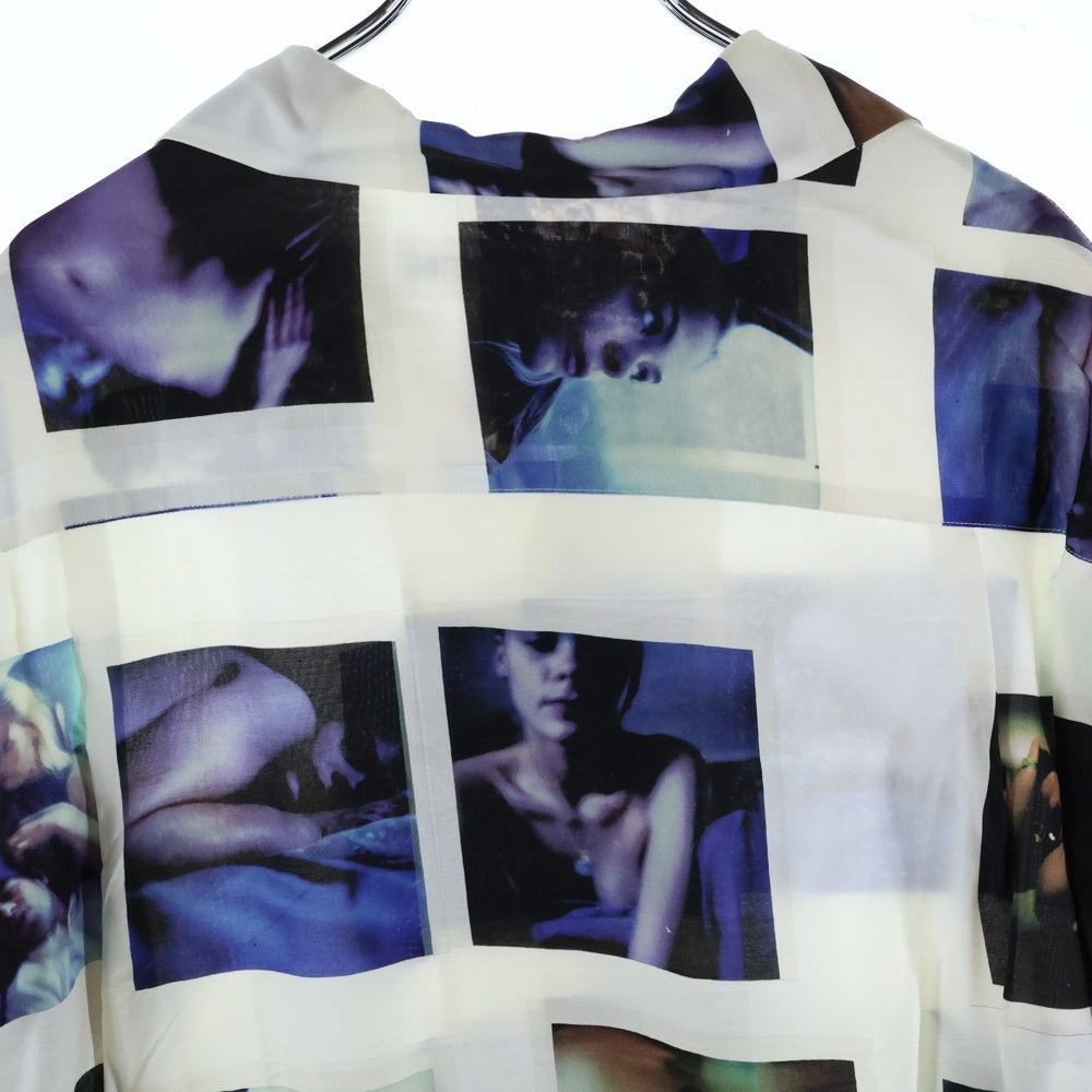 WACKO MARIA(ワコマリア) 23AW DAVIDE SORRENTI S/S HAWAIIAN SHIRT ダビデ ソレンティ レーヨン 開襟シャツ 半袖シャツ ホワイト
