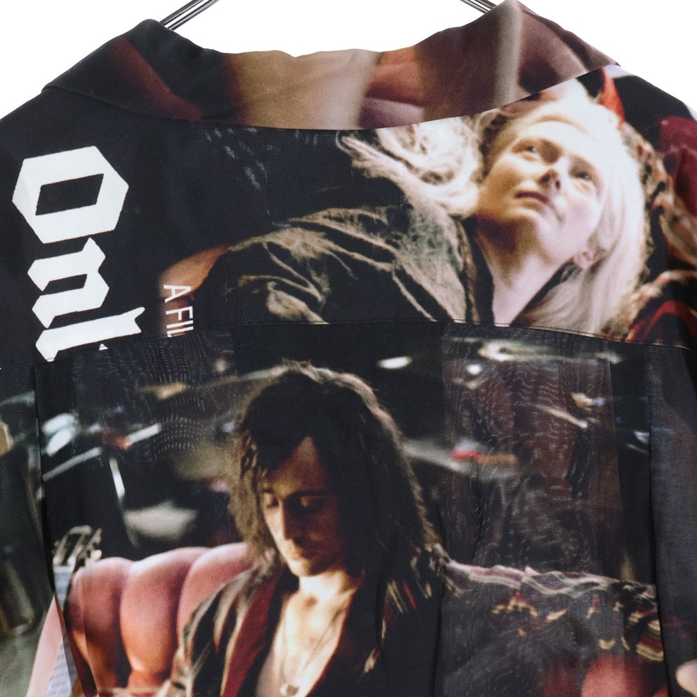 WACKO MARIA(ワコマリア) ×JIM JARMUSCH only lovers left alive ジムジャームッシュ プリント 半袖アロハシャツ ブラック
