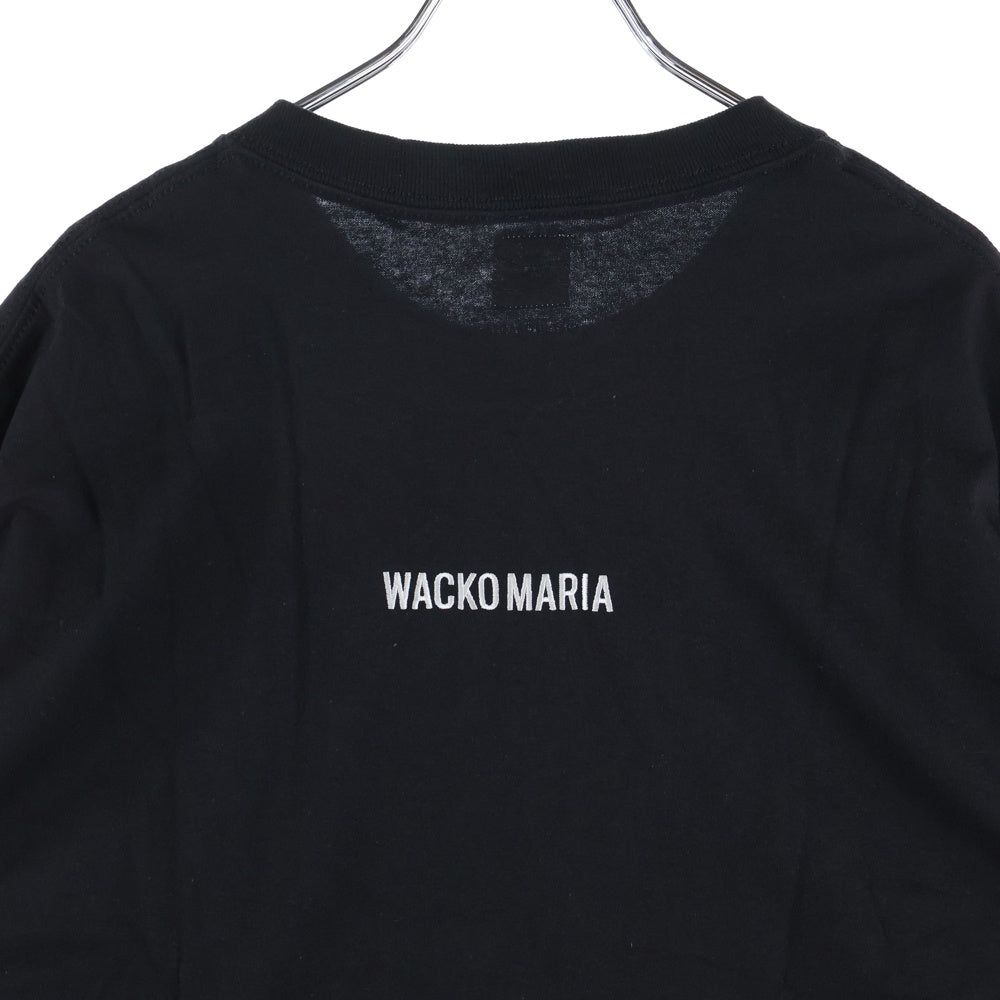 WACKO MARIA(ワコマリア) 25SS ×THE DARK KNIGHT TRILOGY CREW NECK TEE ダークナイトトリロジー プリント クルーネック 半袖Tシャツ カットソー ブラック