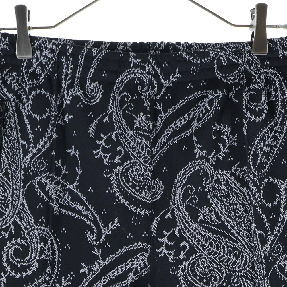 Needles(ニードルス) 22SS STUDIOUS別注 Track Pant トラックパンツ ペイズリー ブラック KP345B