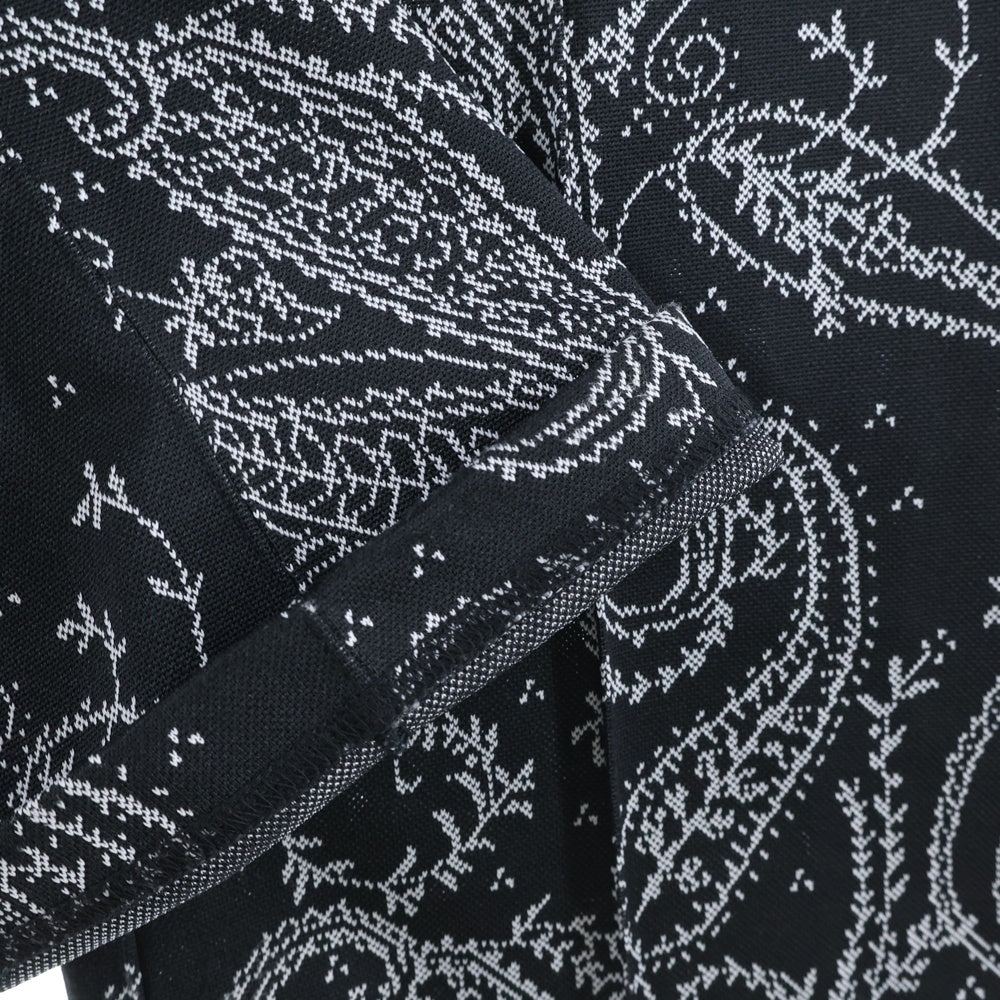 Needles(ニードルス) 22SS STUDIOUS別注 Track Pant トラックパンツ ペイズリー ブラック KP345B