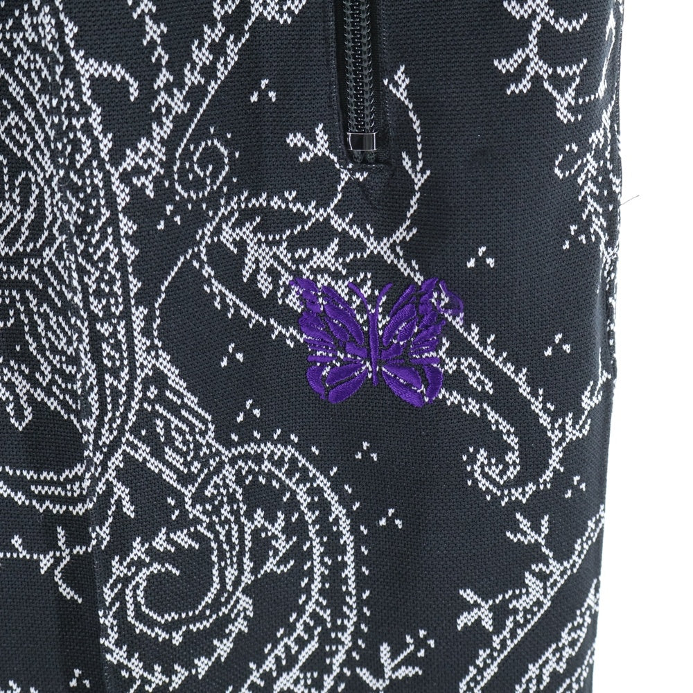 Needles(ニードルス) 22SS STUDIOUS別注 Track Pant トラックパンツ ペイズリー ブラック KP345B