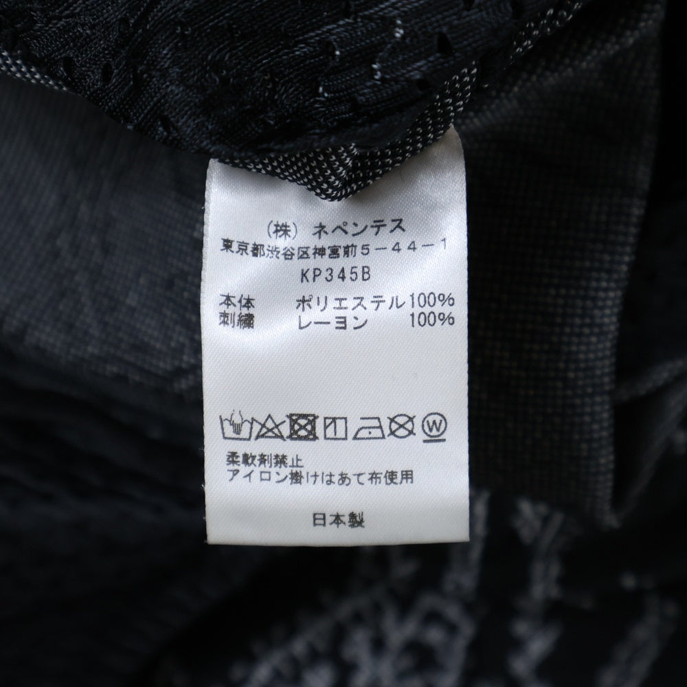 Needles(ニードルス) 22SS STUDIOUS別注 Track Pant トラックパンツ ペイズリー ブラック KP345B