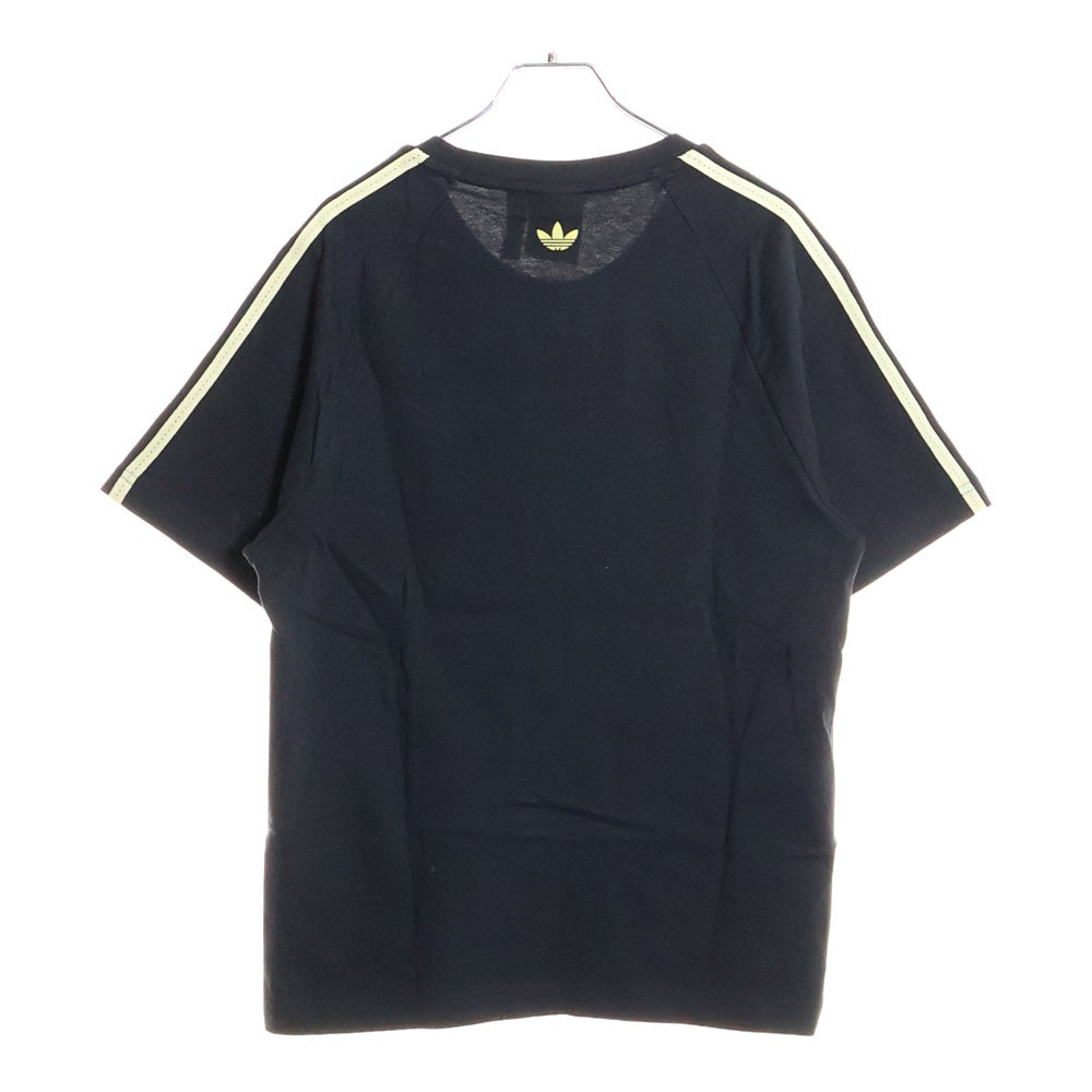 adidas(アディダス) ×WALES BONNER WB S/S TEE IM8402 ウェールズ ボナー クルーネック 半袖Tシャツ カットソー ブラック