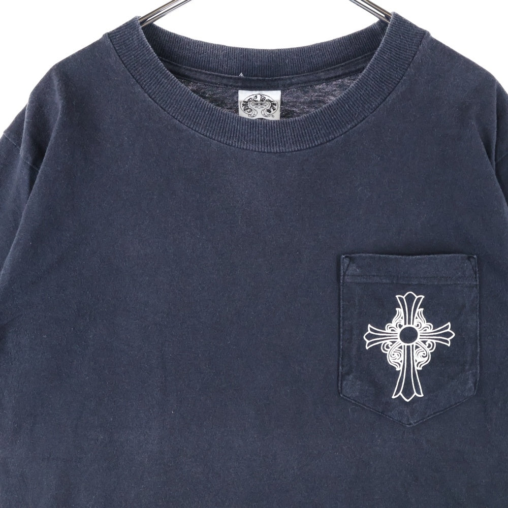 CHROME HEARTS(クロムハーツ) ロサンゼルス限定 OLD 半袖 ロゴプリント Tシャツ カットソー ブラック