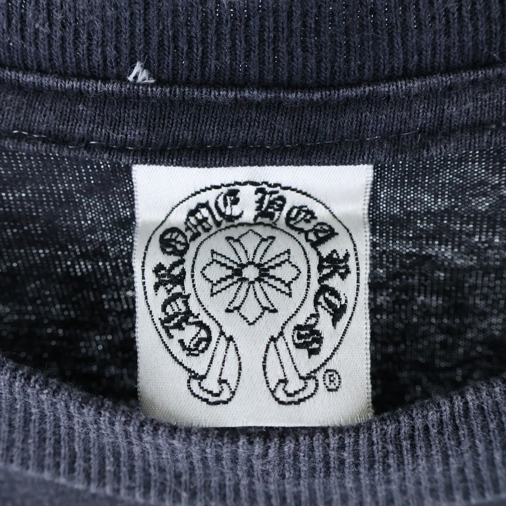 CHROME HEARTS(クロムハーツ) ロサンゼルス限定 OLD 半袖 ロゴプリント Tシャツ カットソー ブラック