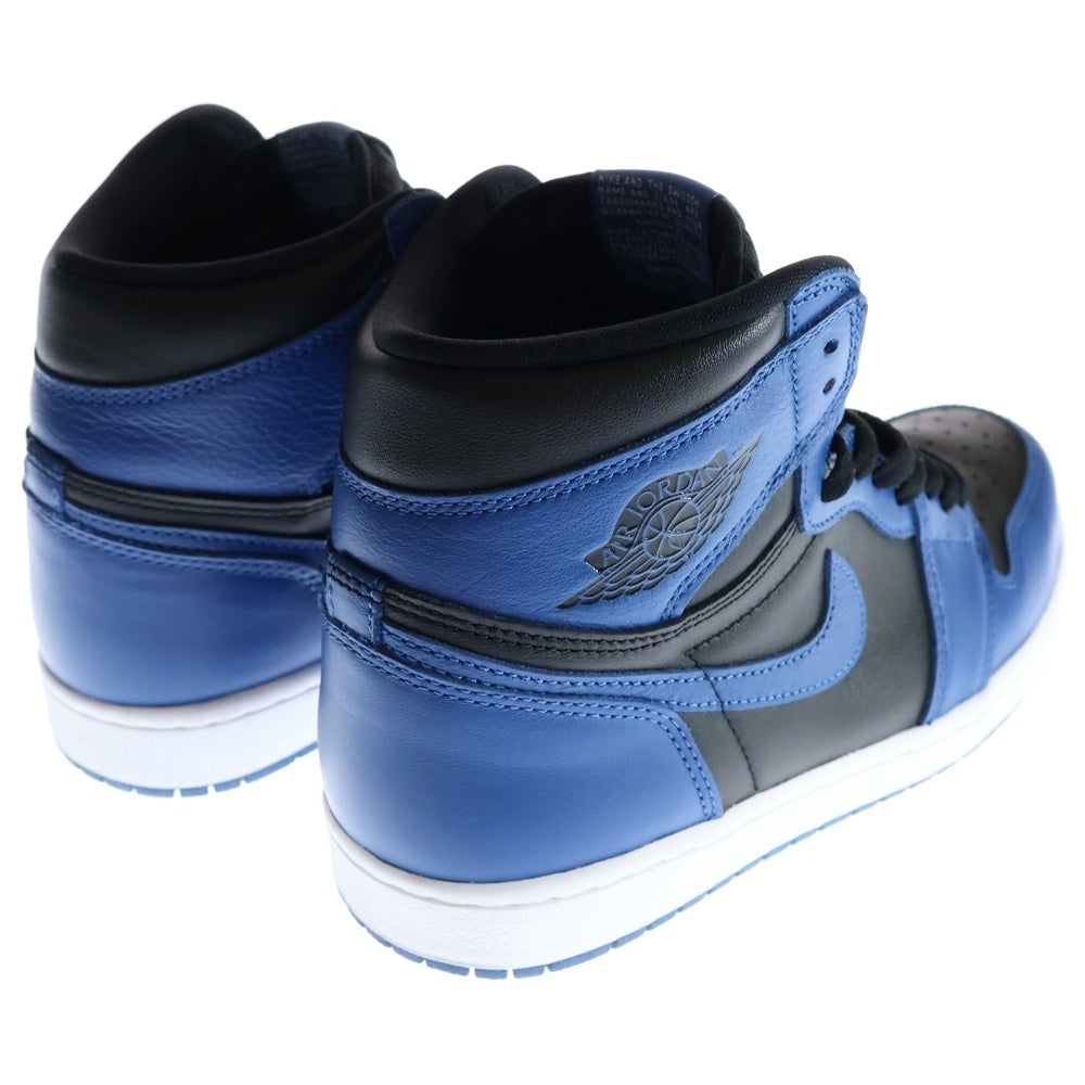 NIKE(ナイキ) AIR JORDAN 1 RETRO HIGH OG DARK MARINA BLUE 555088-404 エアジョーダン1 レトロ ダークマリーナブルー ハイカットスニーカー ブラック/ブルー US9.5/27.5cm