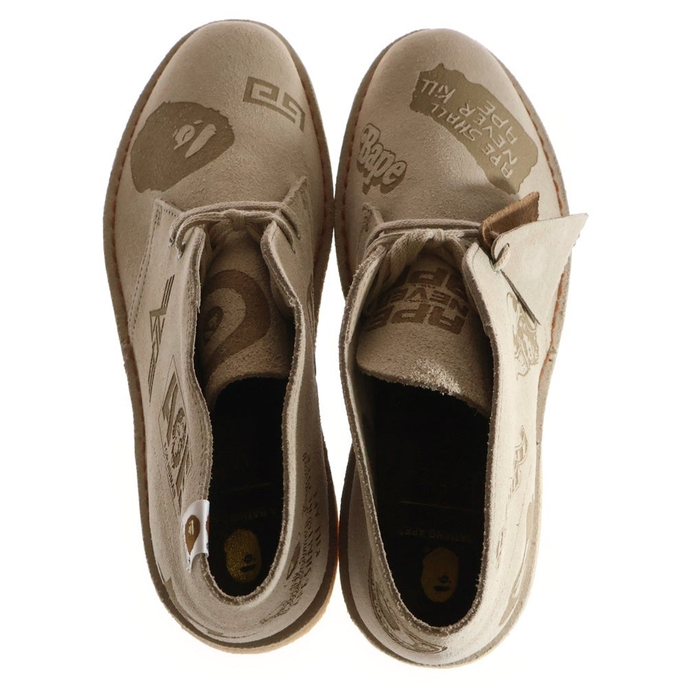 A BATHING APE(アベイシングエイプ) ×Clarks Desert Boots 1G23-191-905 クラークス デザート ブーツ US9.5/27.5cm ベージュ