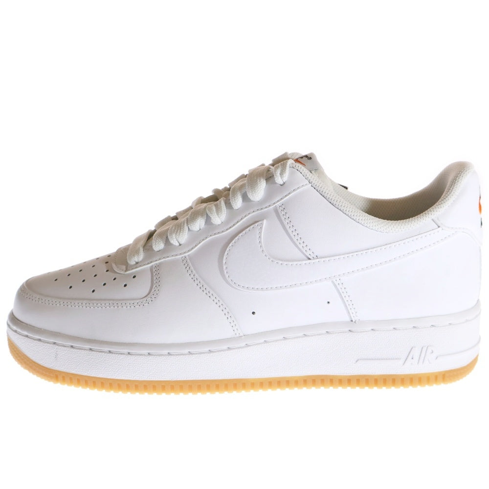 NIKE(ナイキ) AIR FORCE 1 LOW WHITEGUM II7630-100 エアフォース1 ホワイトガム ローカットスニーカー US9/27.0cm ホワイト