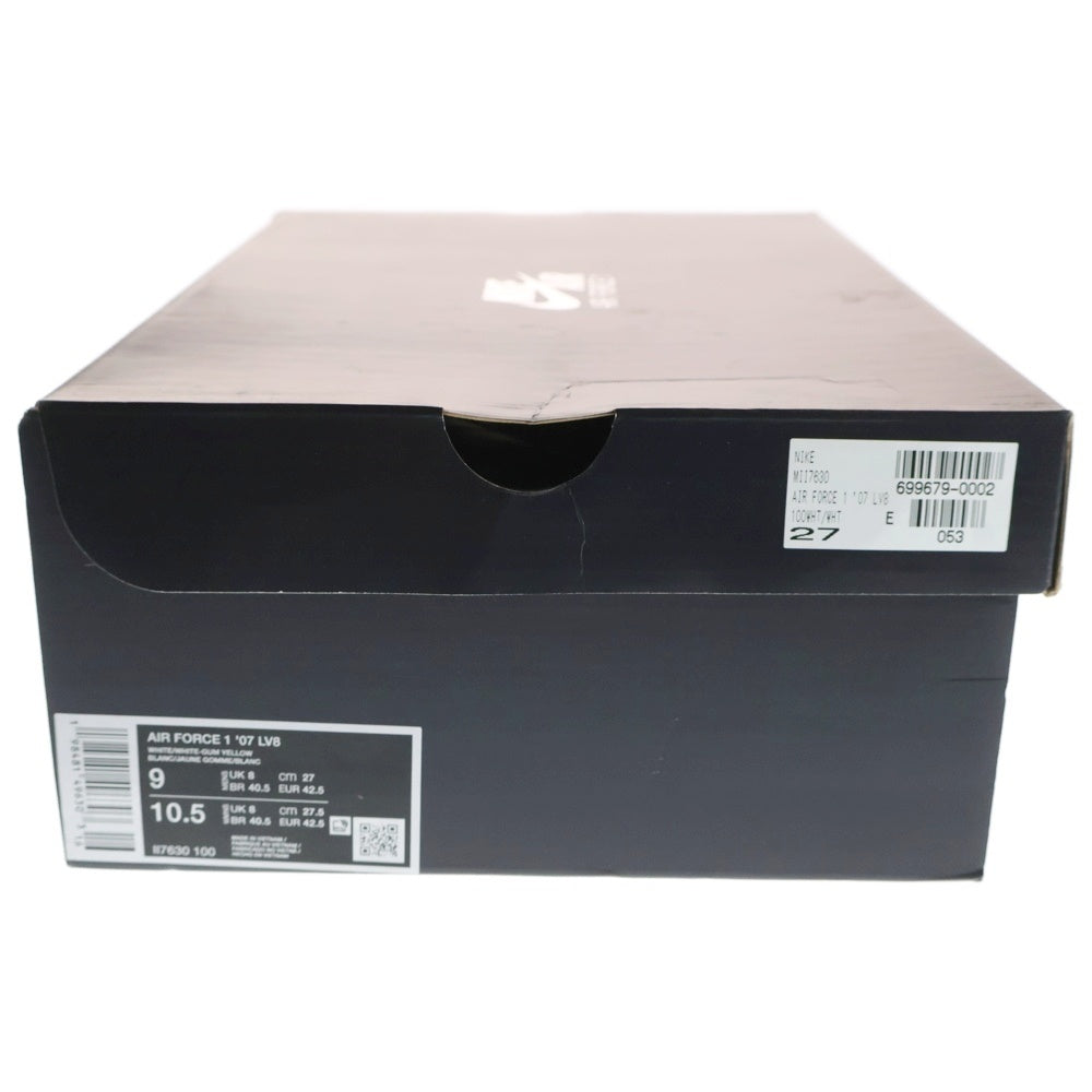 NIKE(ナイキ) AIR FORCE 1 LOW WHITEGUM II7630-100 エアフォース1 ホワイトガム ローカットスニーカー US9/27.0cm ホワイト