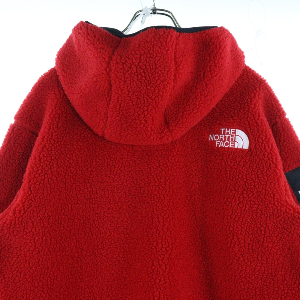 SUPREME(シュプリーム) 20AW×THE NORTH FACE S Logo Hooded Fleece Jacket NF0A5EHN Sロゴフーデッドジップアップフリースジャケット レッド