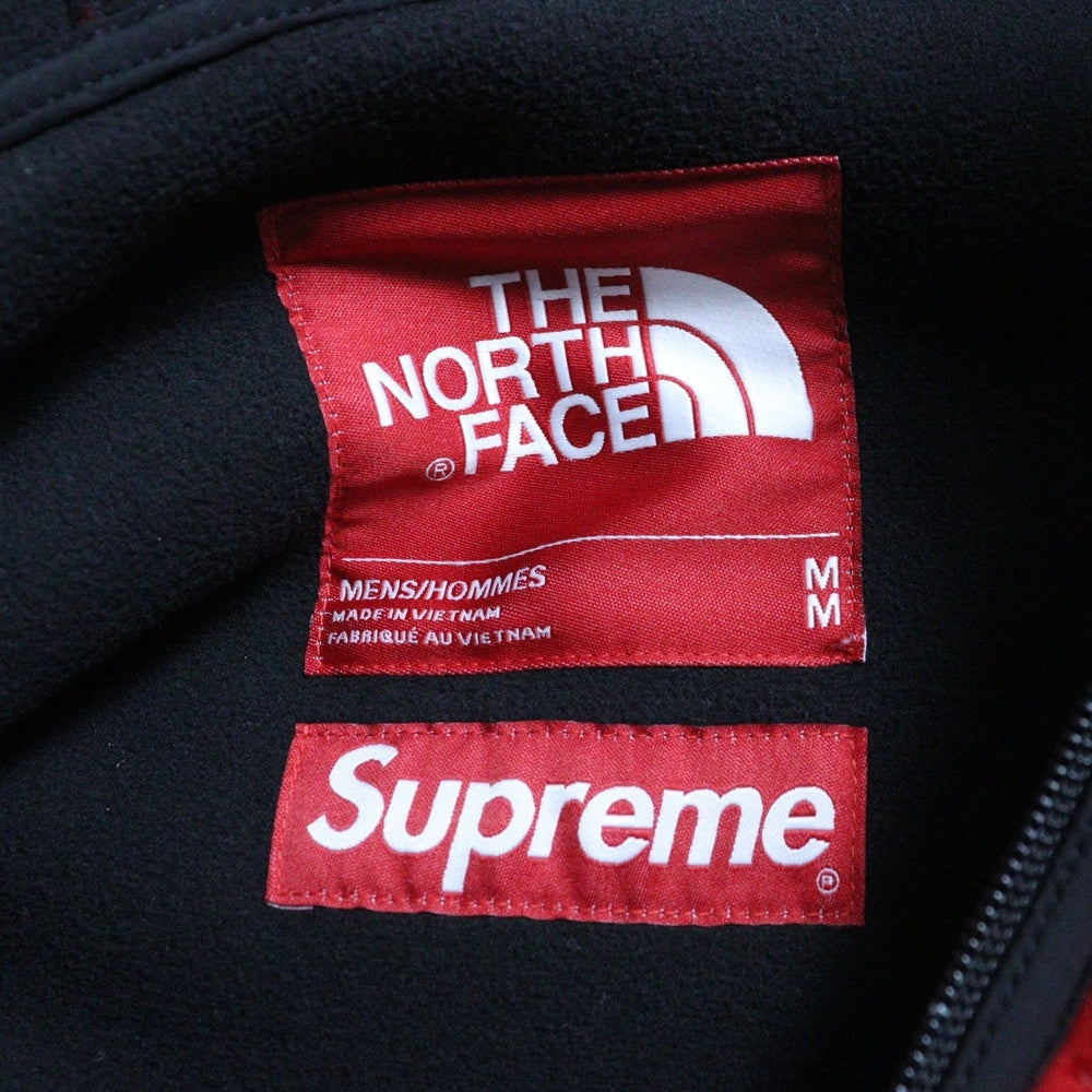 SUPREME(シュプリーム) 20AW×THE NORTH FACE S Logo Hooded Fleece Jacket NF0A5EHN Sロゴフーデッドジップアップフリースジャケット レッド