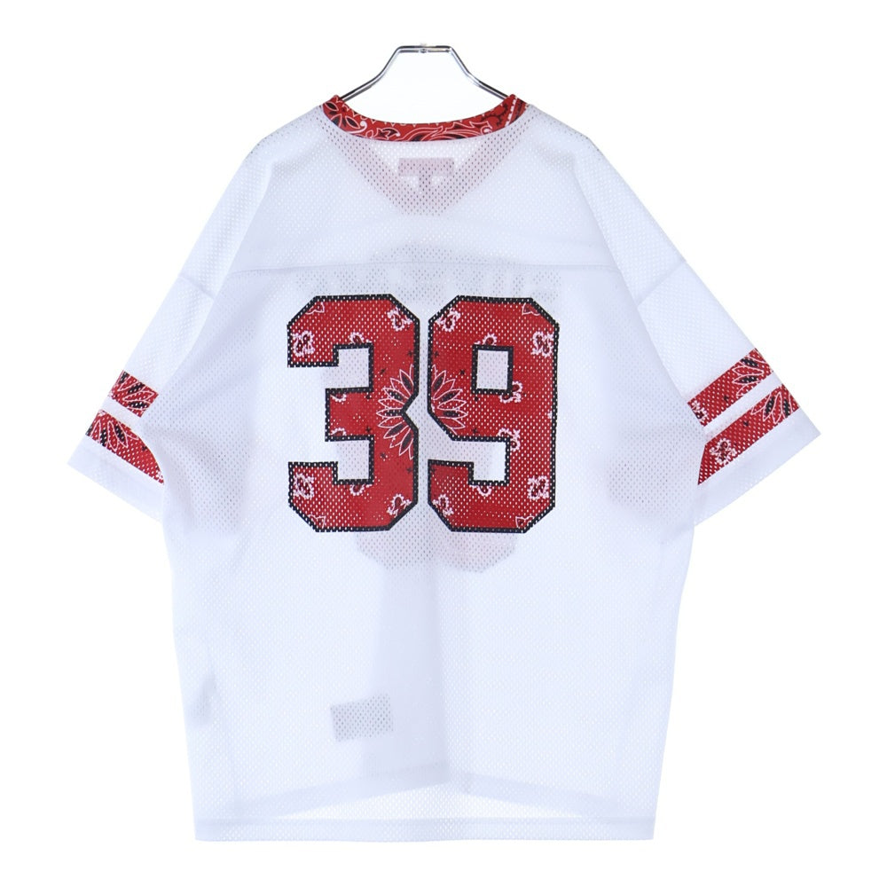 SUPREME(シュプリーム) 25SS Bandana Football Jersey バンダナ フットボールジャージ ホワイト/レッド