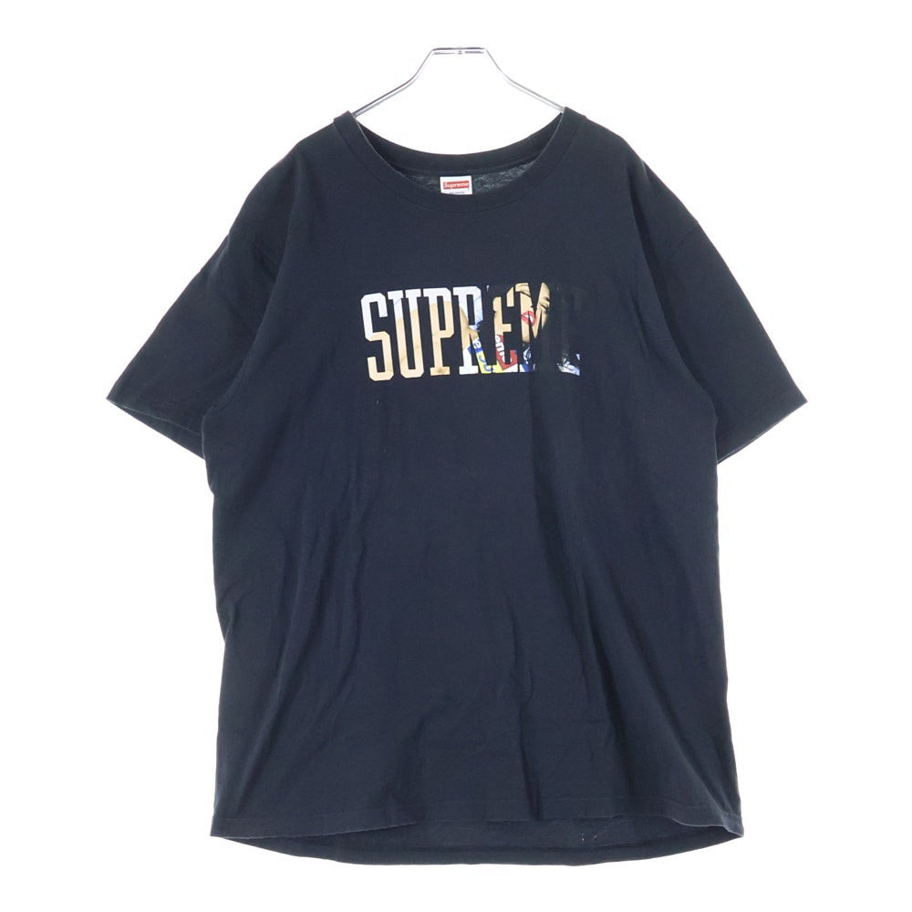 SUPREME(シュプリーム) 24AW Tera Patrick Tee テラ パトリック ロゴプリント クルーネック半袖Tシャツ カットソー ブラック