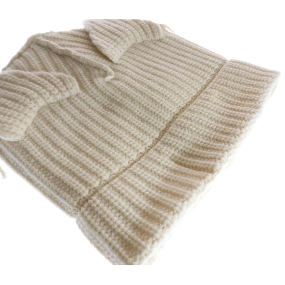 CHARLES JEFFREY LOVERBOY(チャールズジェフリーラバーボーイ) LABEL BEANIE ラベルビーニー ニット帽 ホワイト