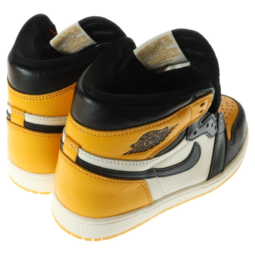 NIKE(ナイキ) AIR JORDAN 1 RETRO HIGH OG Taxi 555088-711 エアジョーダン 1 レトロ タクシー ハイカットスニーカー シューズ イエロー/ブラック US8/26.0cm