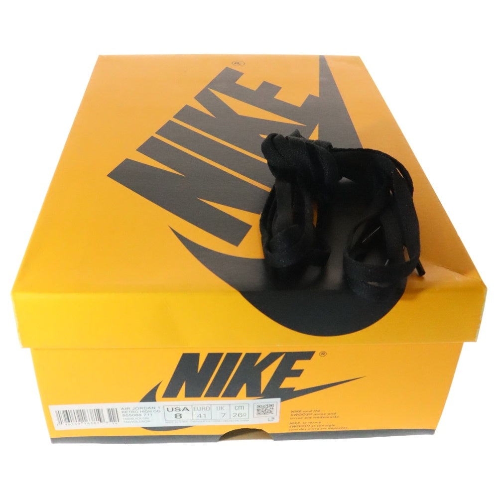 NIKE(ナイキ) AIR JORDAN 1 RETRO HIGH OG Taxi 555088-711 エアジョーダン 1 レトロ タクシー ハイカットスニーカー シューズ イエロー/ブラック US8/26.0cm