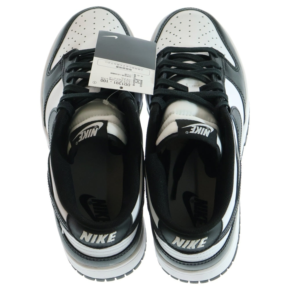 NIKE(ナイキ) DUNK LOW RETRO PANDA DD1391-100 ダンクロー レトロ パンダ ローカットスニーカー ブラック/ホワイト US8/26.0cm