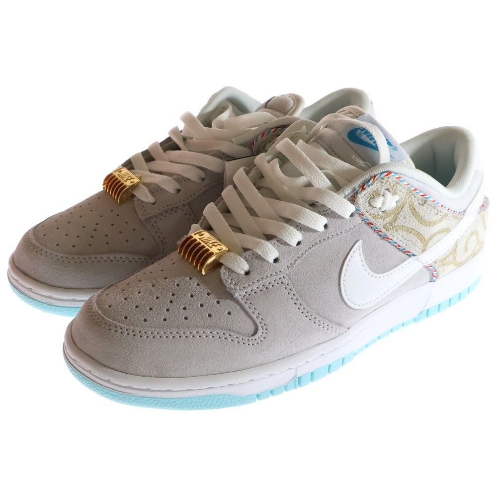 NIKE(ナイキ) DUNK LOW BARBER SHOP GREY DH7614-500 ダンク バーバーショップ ローカットスニーカー グレー US8/26.0cm