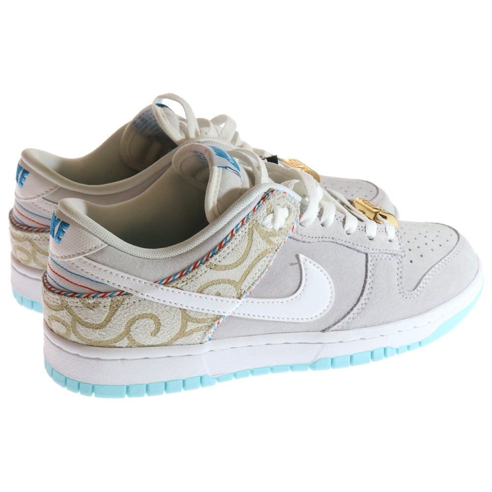NIKE(ナイキ) DUNK LOW BARBER SHOP GREY DH7614-500 ダンク バーバーショップ ローカットスニーカー グレー US8/26.0cm