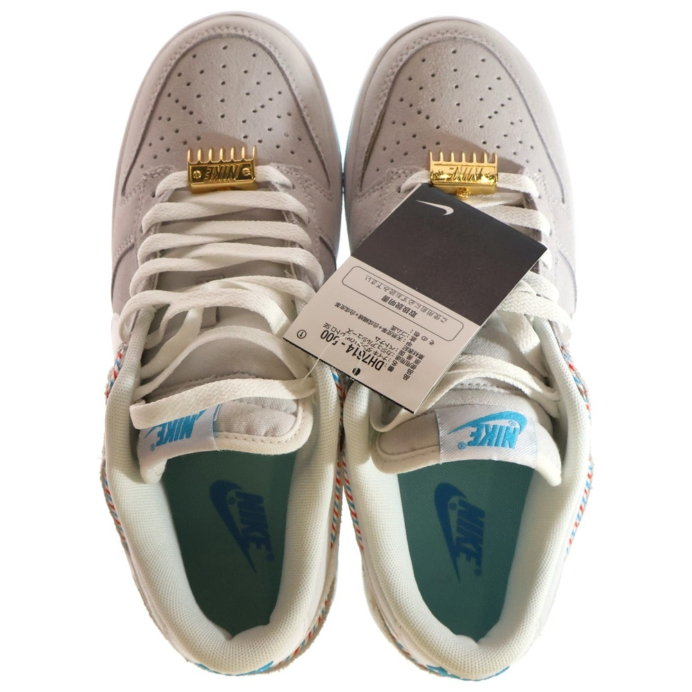 NIKE(ナイキ) DUNK LOW BARBER SHOP GREY DH7614-500 ダンク バーバーショップ ローカットスニーカー グレー US8/26.0cm