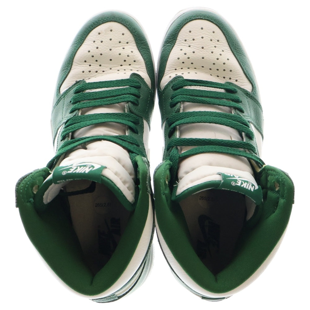 NIKE(ナイキ) AIR JORDAN 1 RETRO HIGH OG DZ5485-303 エアジョーダン1 ハイカットスニーカー US8.5/26.5cm ホワイト/グリーン