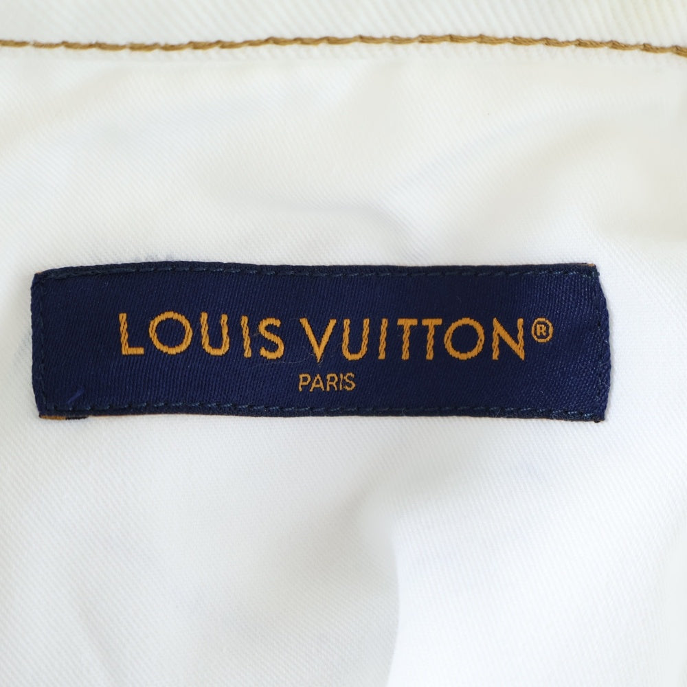 LOUIS VUITTON(ルイヴィトン) 23SS Spray Print Denim Pants LVスプレープリントデニムパンツ ホワイト RM231M U13 HOD10X