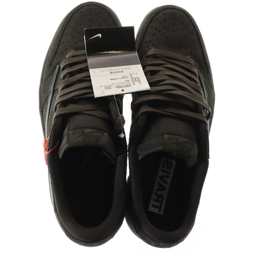 NIKE(ナイキ) ×TRAVIS SCOTT AIR JORDAN 1 LOW OG SP VELVET BROWN DM7866-202 トラヴィススコット エアジョーダン ローカットスニーカー US10/28cm ベルベットブラウン