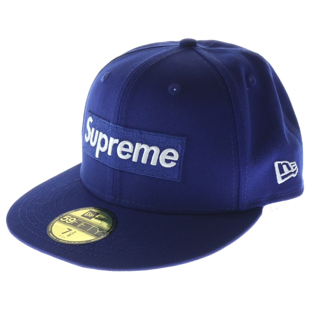 SUPREME(シュプリーム) 24SS ×New Era MLB BOX LOGO ×ニューエラ ボックスロゴ ベースボールキャップ 帽子 ブルー