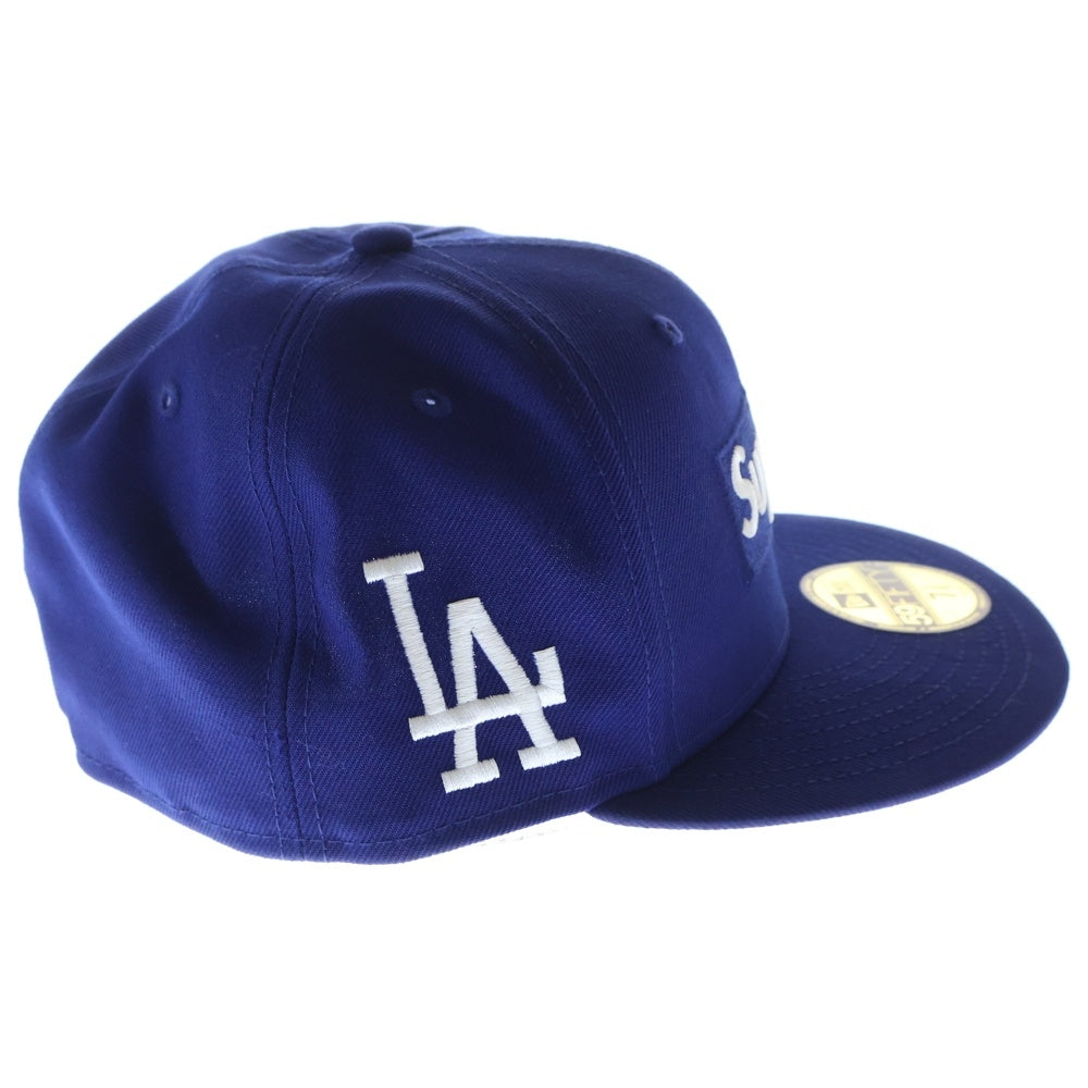 SUPREME(シュプリーム) 24SS ×New Era MLB BOX LOGO ×ニューエラ ボックスロゴ ベースボールキャップ 帽子 ブルー