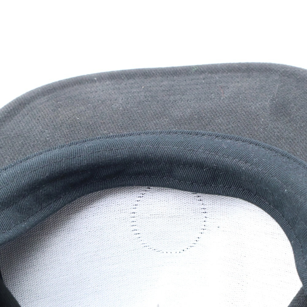 SUPREME(シュプリーム) 24SS Twill Patch 5-Panel フロント刺繍キャップ 帽子 ブラック