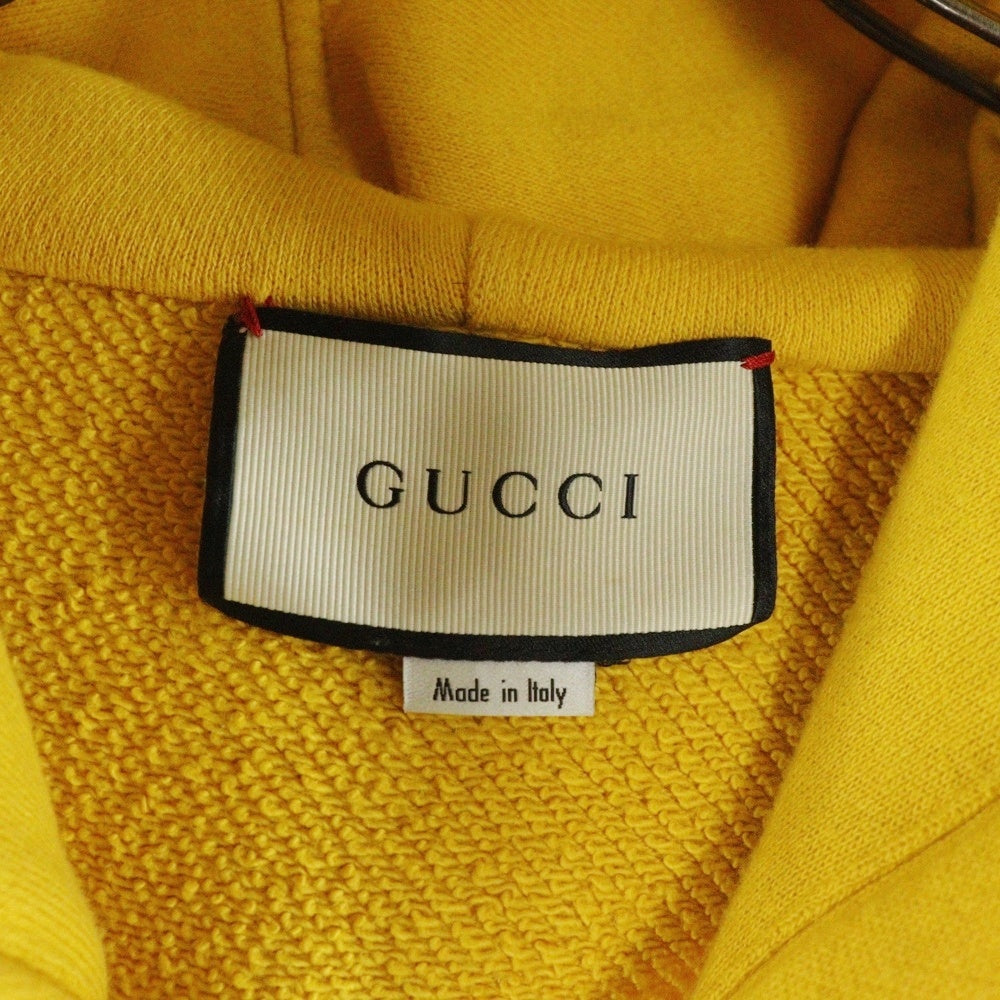 GUCCI(グッチ) 17AW ココキャピタン プルオーバーパーカー イエロー 475374-X3107