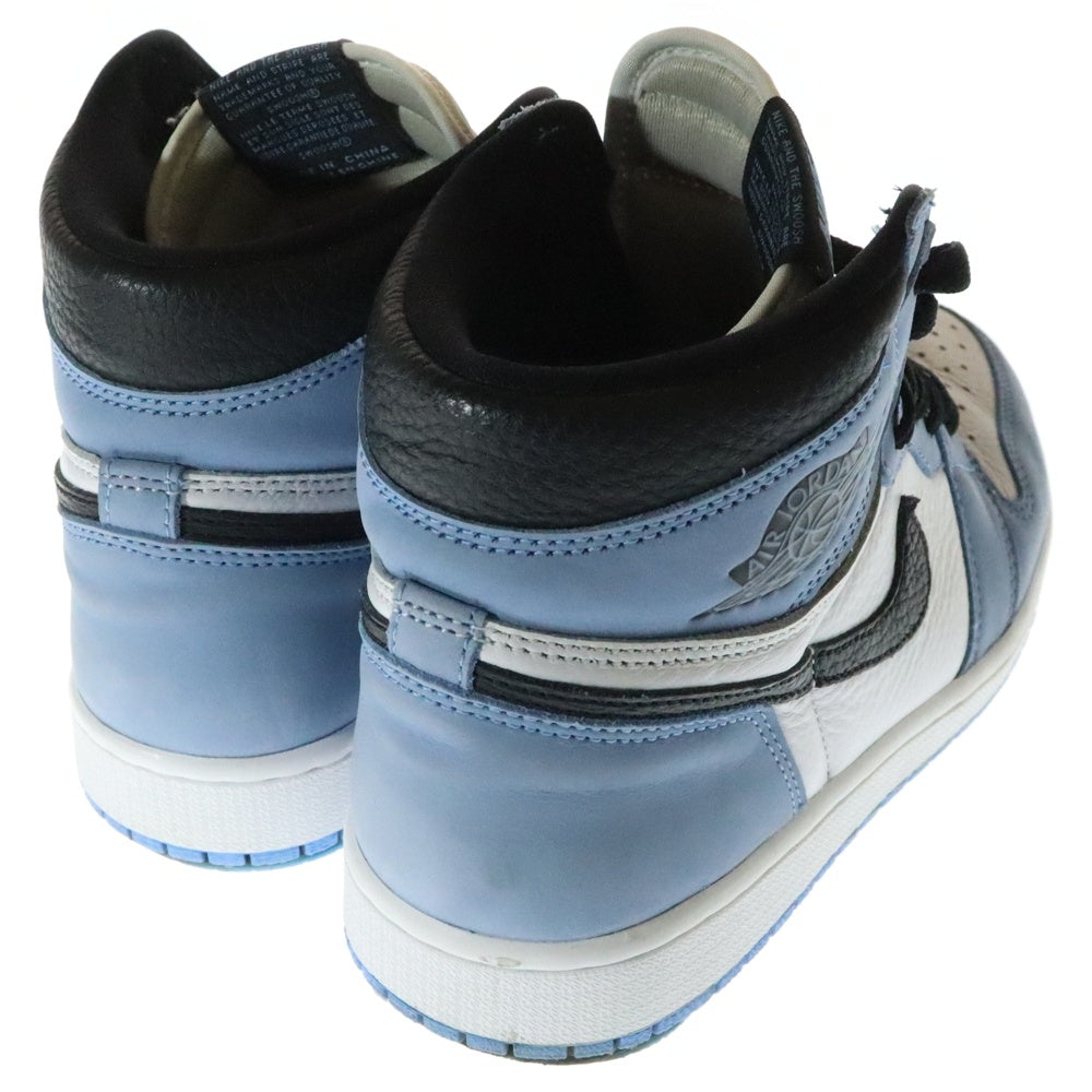 NIKE(ナイキ) AIR JORDAN 1 RETRO HIGH OG UNIVERSITY BLUE 555088-134 エアジョーダン1 ユニバーシティブルー ハイカットスニーカー ブルー US9/27.0cm