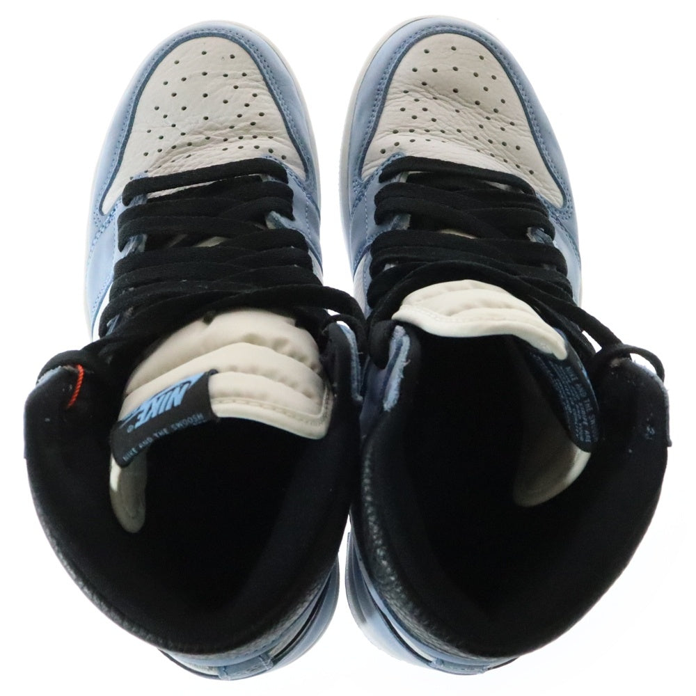NIKE(ナイキ) AIR JORDAN 1 RETRO HIGH OG UNIVERSITY BLUE 555088-134 エアジョーダン1 ユニバーシティブルー ハイカットスニーカー ブルー US9/27.0cm