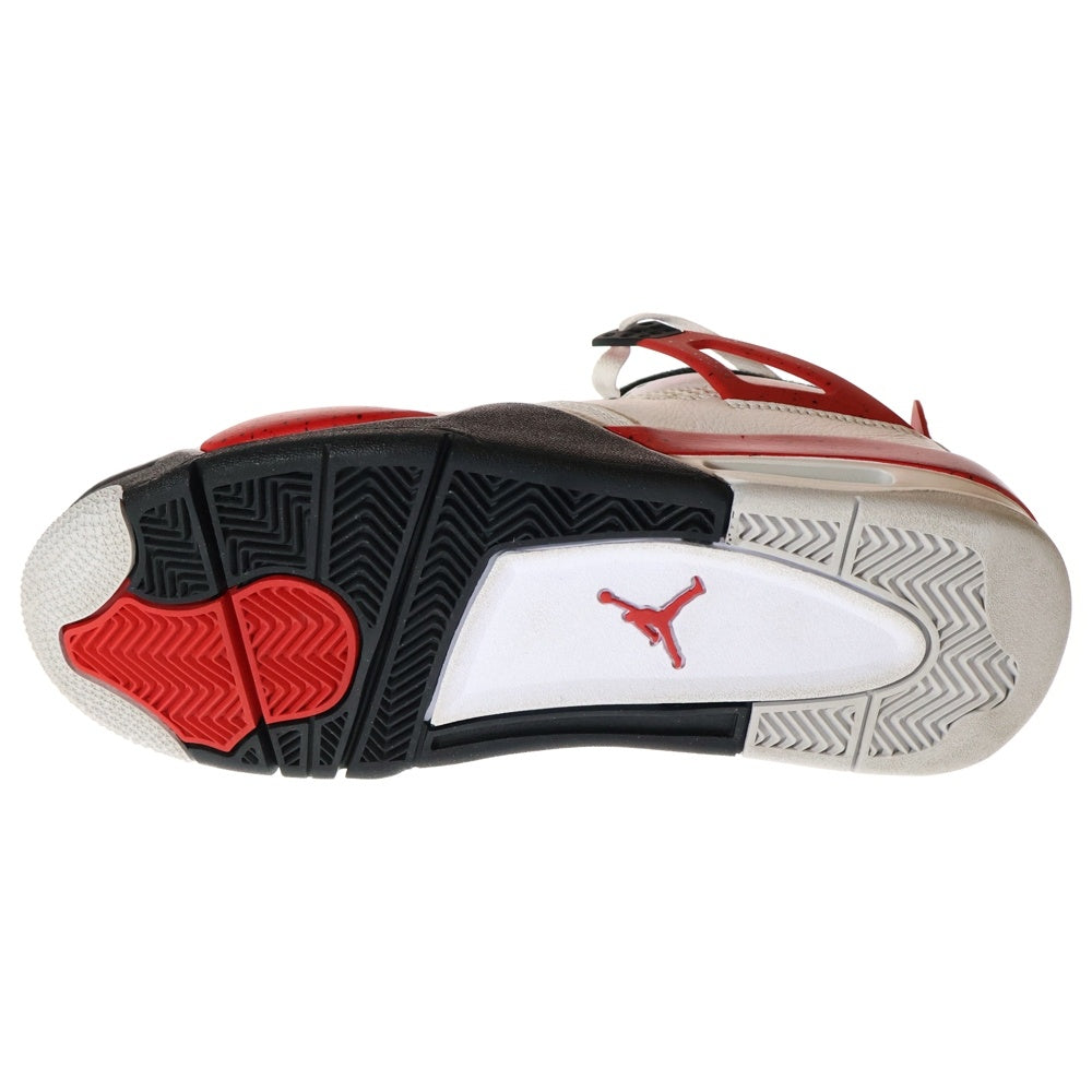 NIKE(ナイキ) AIR JORDAN 4 RETRO RED CEMENT エアジョーダン4 DH6927-161 レトロ レッドセメント ミッドカットスニーカー ホワイト/レッド/ブラック US8/26.0cm