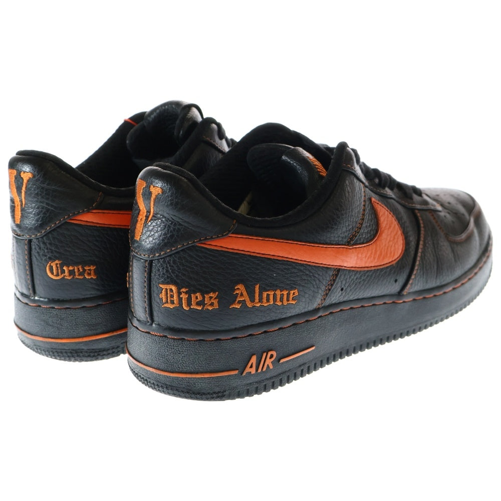 NIKE(ナイキ) ×VLONE AIR FORCE 1 LOW AA5360-001 ヴィーロン エアフォース ローカットスニーカー ブラック/オレンジ US11/29.0cm