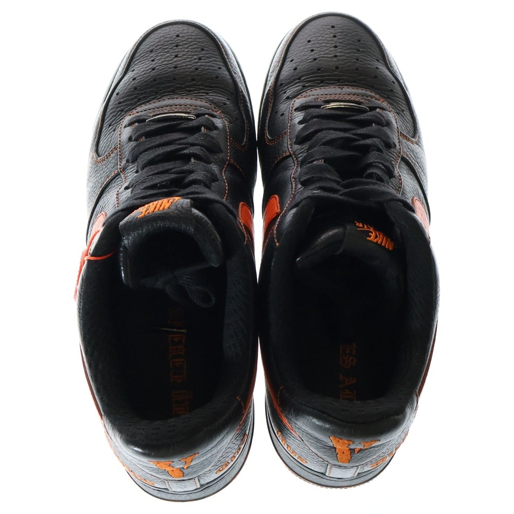NIKE(ナイキ) ×VLONE AIR FORCE 1 LOW AA5360-001 ヴィーロン エアフォース ローカットスニーカー ブラック/オレンジ US11/29.0cm