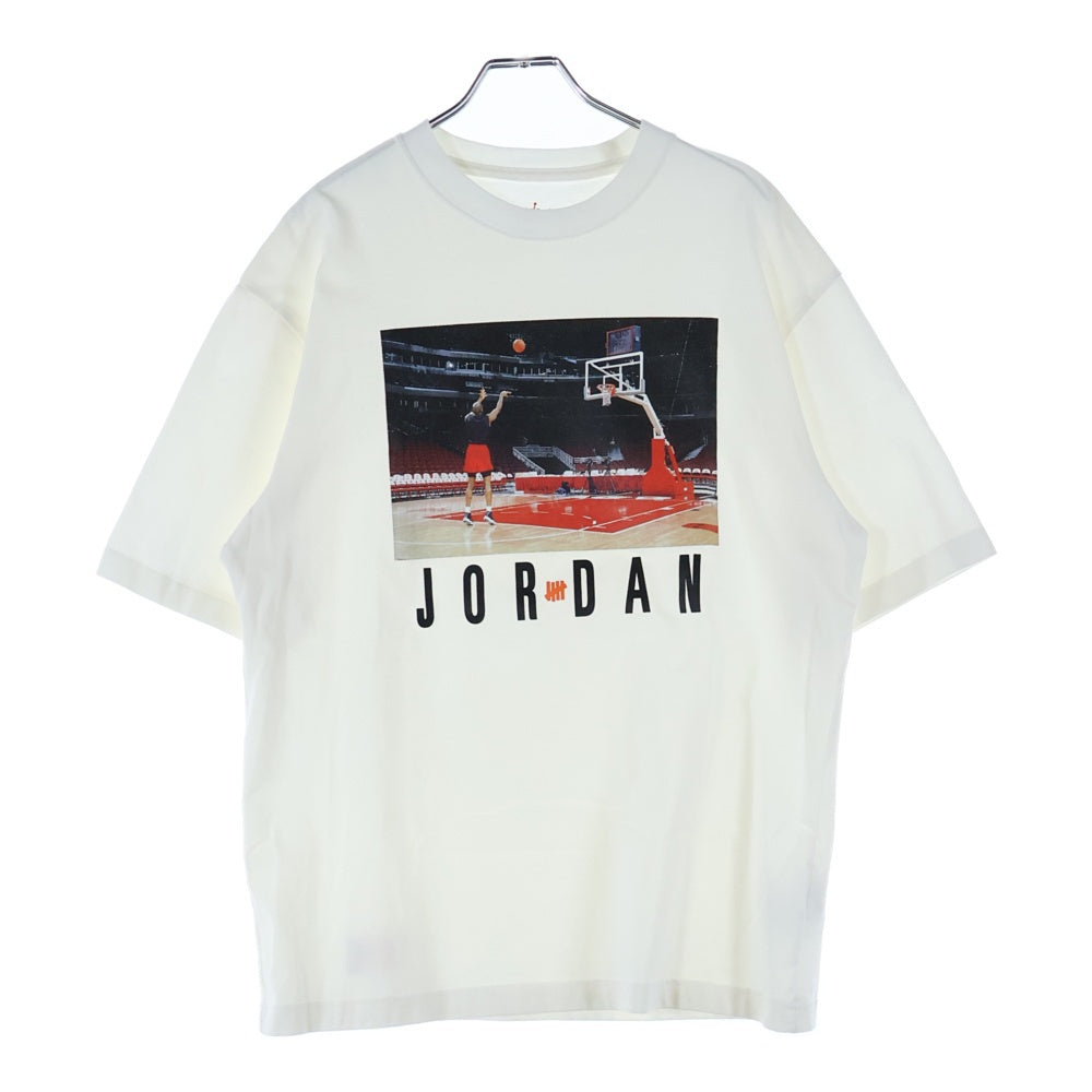 NIKE(ナイキ) ×UNDEFEATED JODAN プリント 半袖カットソー Tシャツ ブラック