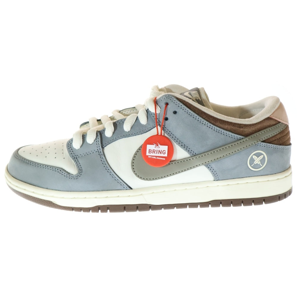NIKE(ナイキ) ×Yuto Horigome Dunk Low Pro QS Wolf Gray ×堀米雄斗 FQ1180-001 ダンクロープロ キューエス ウルフグレー ローカットスニーカー US10.5/28.5cm グレー