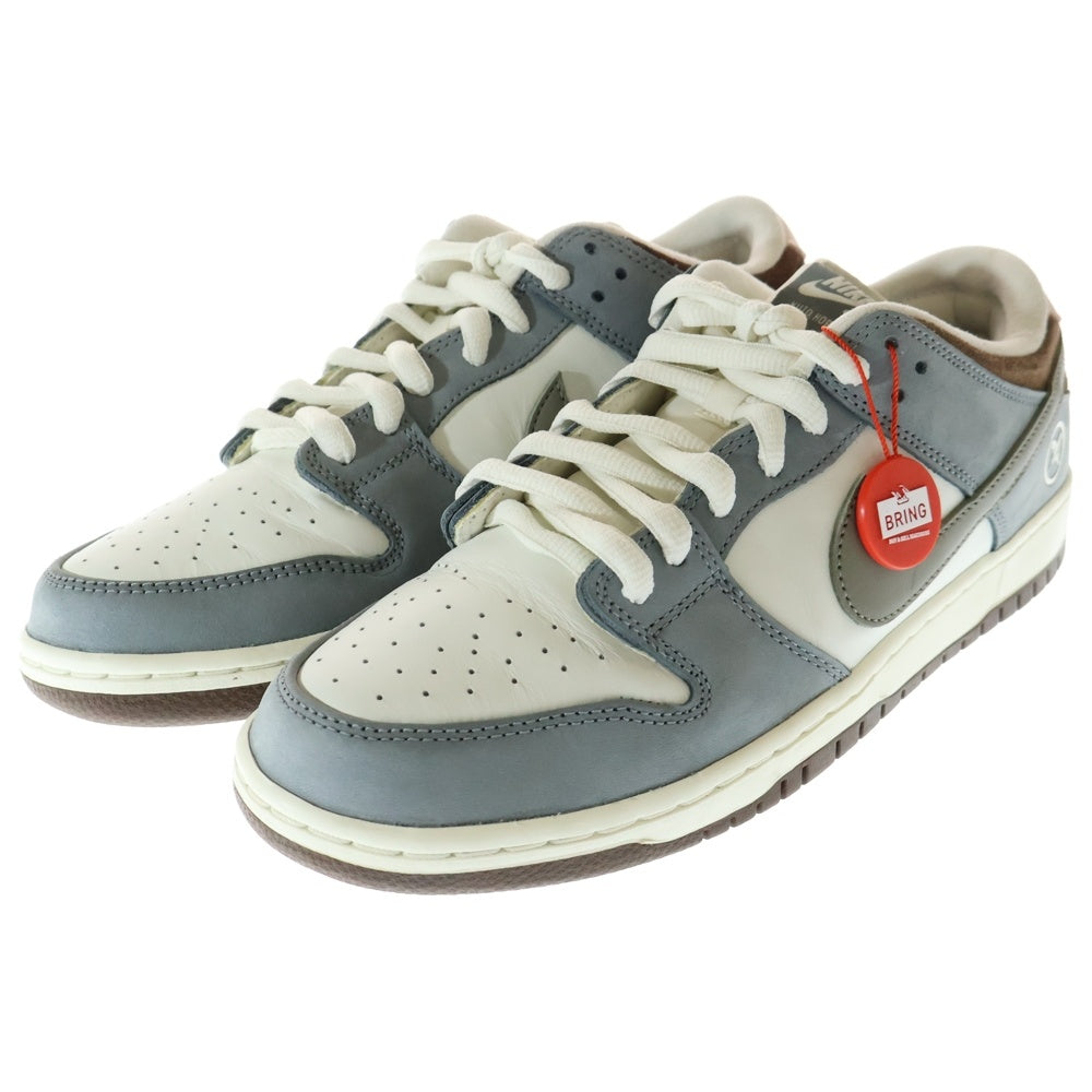 NIKE(ナイキ) ×Yuto Horigome Dunk Low Pro QS Wolf Gray ×堀米雄斗 FQ1180-001 ダンクロープロ キューエス ウルフグレー ローカットスニーカー US10.5/28.5cm グレー