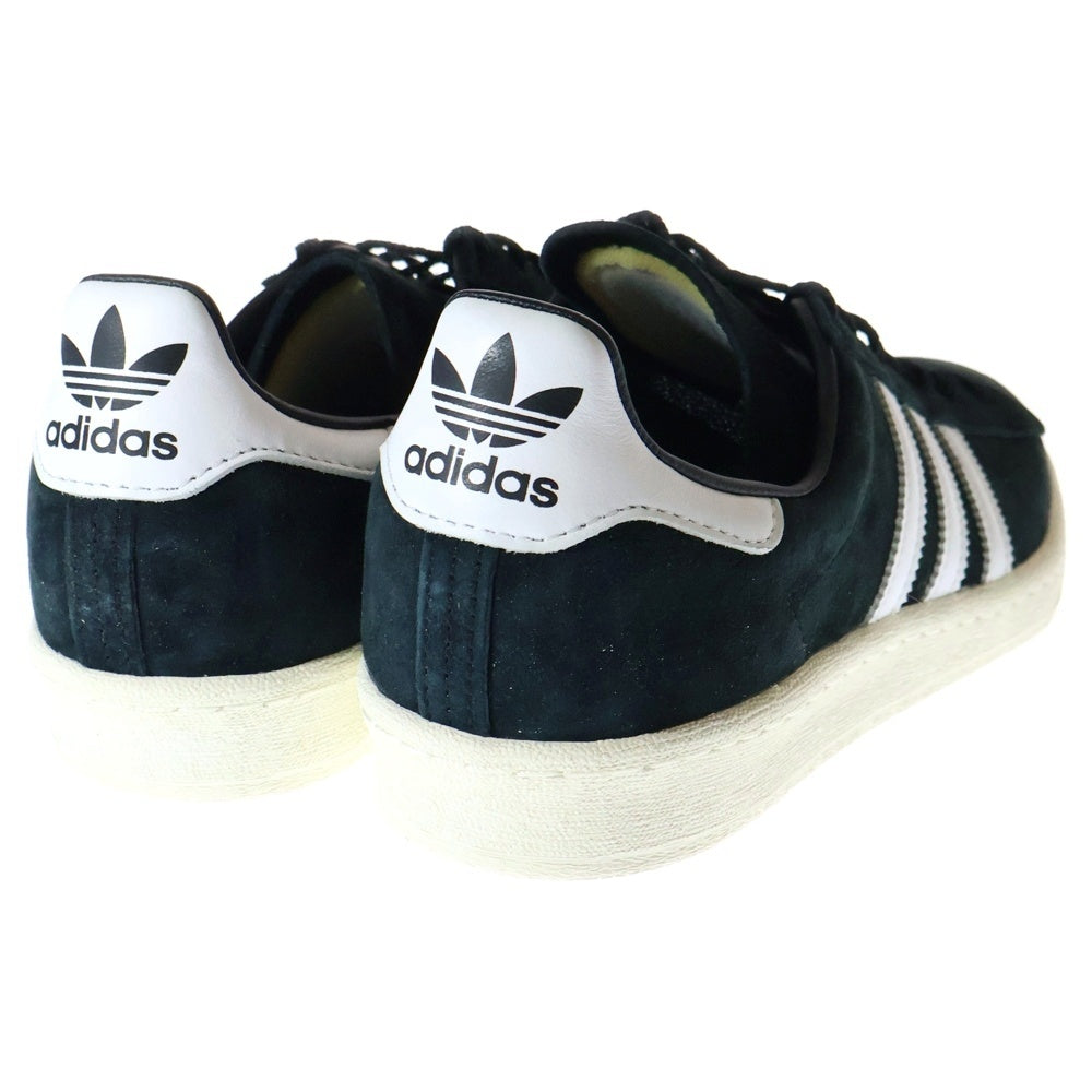 adidas(アディダス) CAMPUS 80s FW5046 キャンパス ローカットスニーカー US8.5/26.5cm ブラック