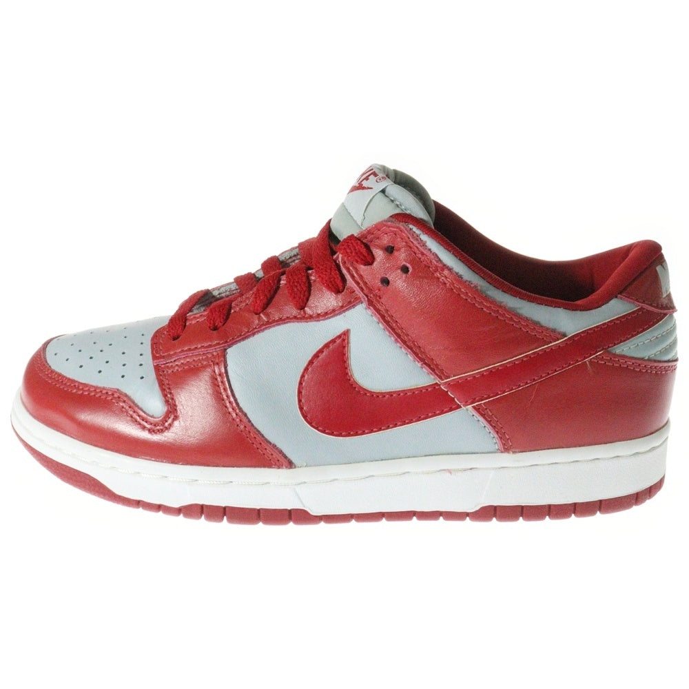 NIKE(ナイキ) 【観賞用1999年製】DUNK LOW 990507-HJ ダンク ローカットスニーカー US9/27.0cm レッド/グレー