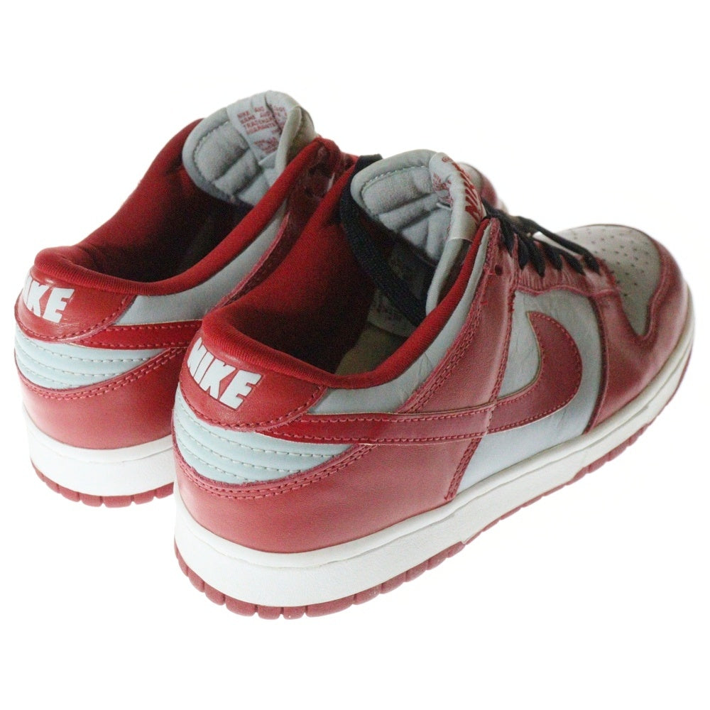 NIKE(ナイキ) 【観賞用1999年製】DUNK LOW 990507-HJ ダンク ローカットスニーカー US9/27.0cm レッド/グレー