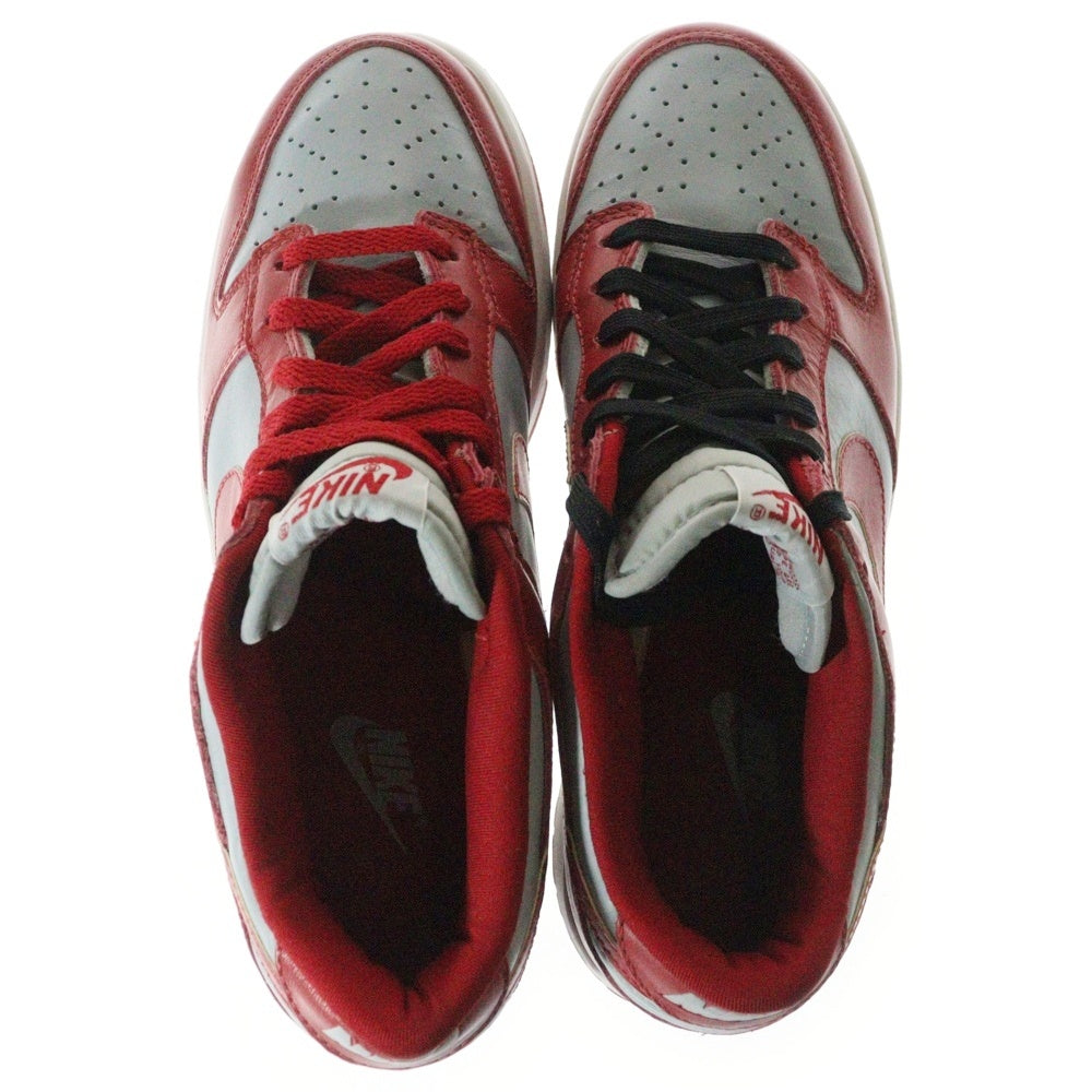 NIKE(ナイキ) 【観賞用1999年製】DUNK LOW 990507-HJ ダンク ローカットスニーカー US9/27.0cm レッド/グレー