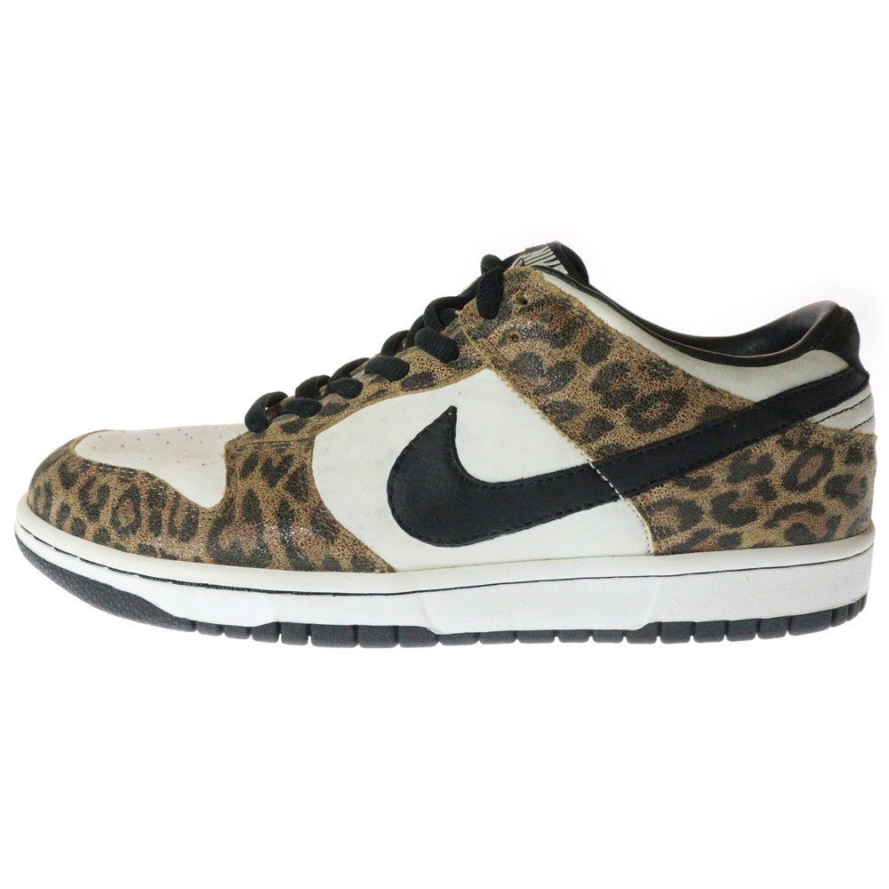 NIKE(ナイキ) 【観賞用2007年製】 DUNK LOW PREMIUM 312919-101 ダンクロー プレミアム ローカットスニーカー ホワイト/ブラウン US9/27.0cm