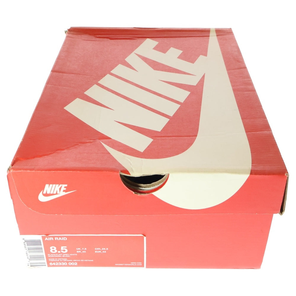 NIKE(ナイキ) 【観賞用2014年製】AIR RAID 642330-002 エアレイド ハイカットスニーカー ブラック US8.5/26.5cm