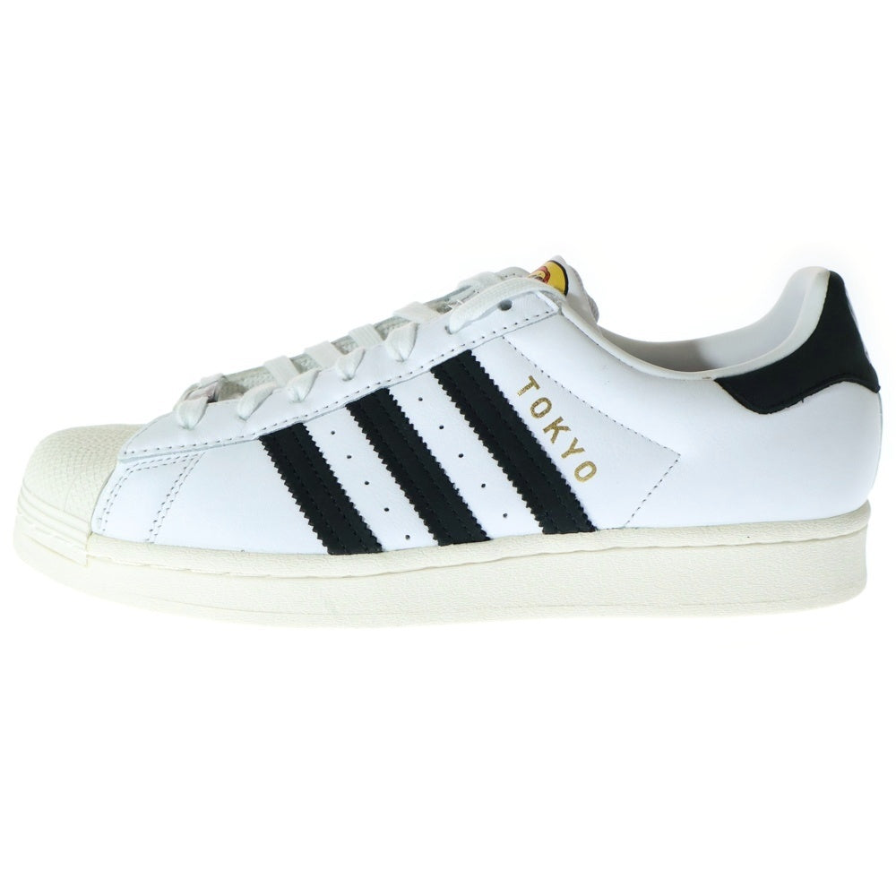 adidas(アディダス) SUPERSTAR THREE TIDES TATTOO FY6733 スーパースター スリータイズ タトゥー 風神 雷神 ローカットスニーカー ホワイト US8.5/26.5cm