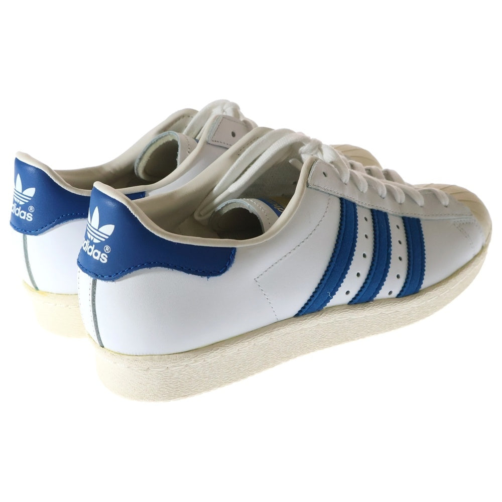 adidas(アディダス) SUPERSTAR 80s G61068 スーパースター ローカットスニーカー ホワイト/ブルー US8/26.0cm